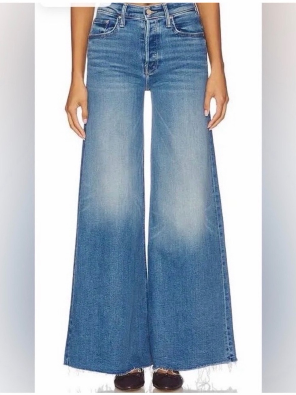 MOTHER The Tomcat Roller Jeans A Groovy Kind Of Love size 27 flare wide leg